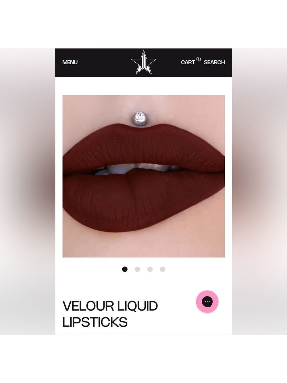 Jeffree Star - UNICORN BLOOD TRIO - Lip Liner, Liquid Velour & Velvet Trap - Picture 4 of 8